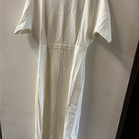 STYLEWE White Asymmetrical Midi Pencil Dress - Picture 3 of 3